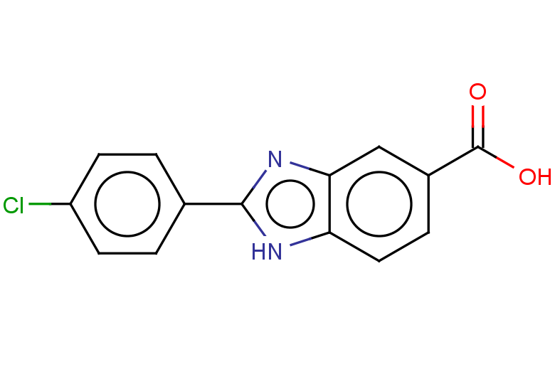 2-(4-chlorophenyl)-1H-1,3-benzodiazole-5-carboxylic acid
