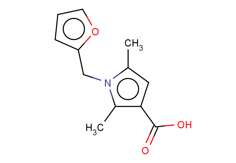 1-(furan-2-ylmethyl)-2,5-dimethyl-1H-pyrrole-3-carboxylic acid