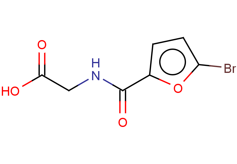 2-[(5-bromofuran-2-yl)formamido]acetic acid