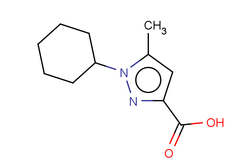 1-cyclohexyl-5-methyl-1H-pyrazole-3-carboxylic acid