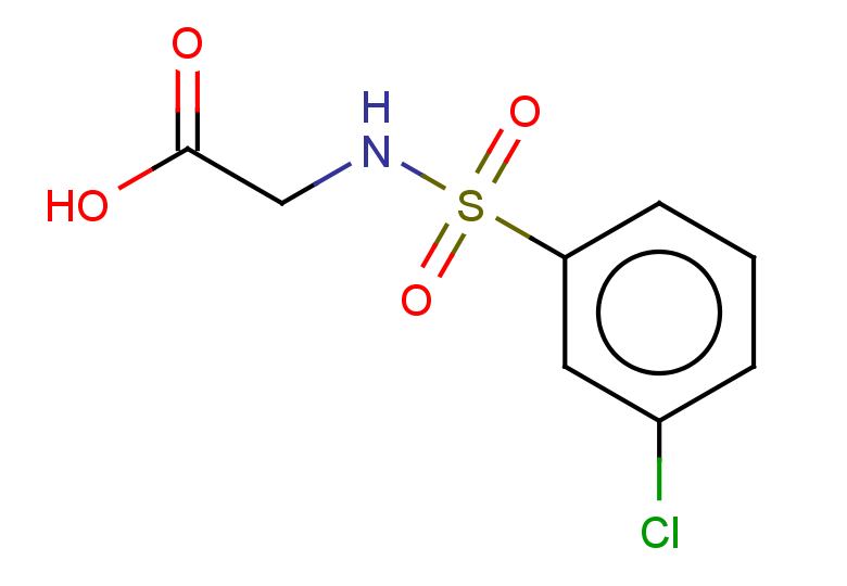 2-(3-chlorobenzenesulfonamido)acetic acid