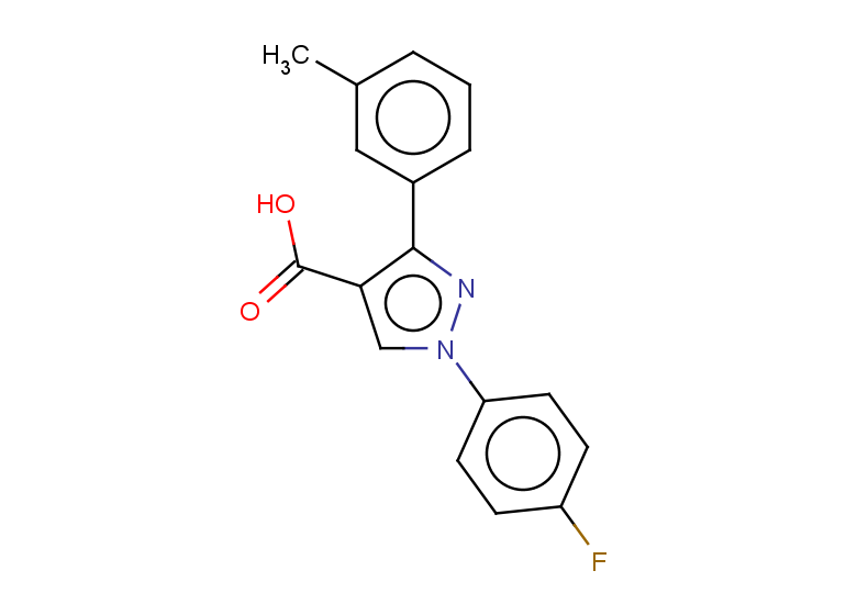 1-(4-fluorophenyl)-3-(3-methylphenyl)-1H-pyrazole-4-carboxylic acid