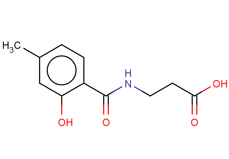 3-[(2-hydroxy-4-methylphenyl)formamido]propanoic acid