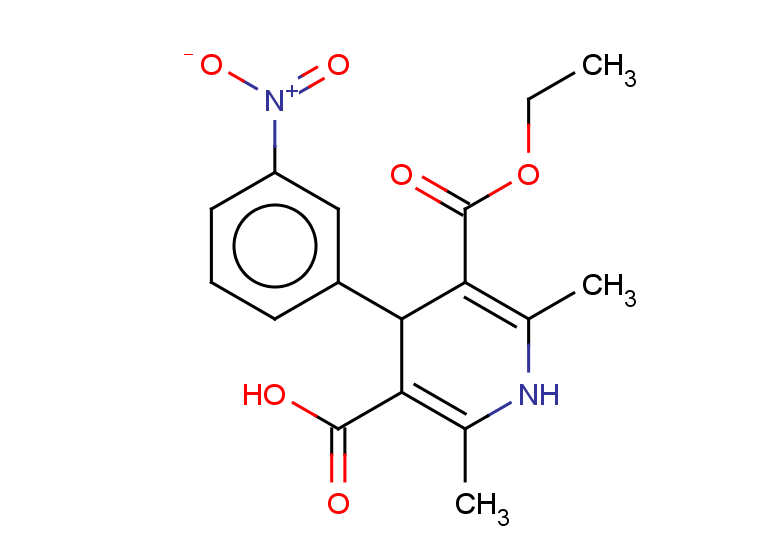 5-(ethoxycarbonyl)-2,6-dimethyl-4-(3-nitrophenyl)-1,4-dihydropyridine-3-carboxylic acid