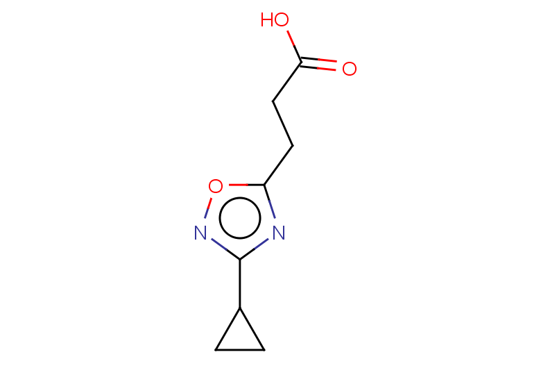 3-(3-cyclopropyl-1,2,4-oxadiazol-5-yl)propanoic acid