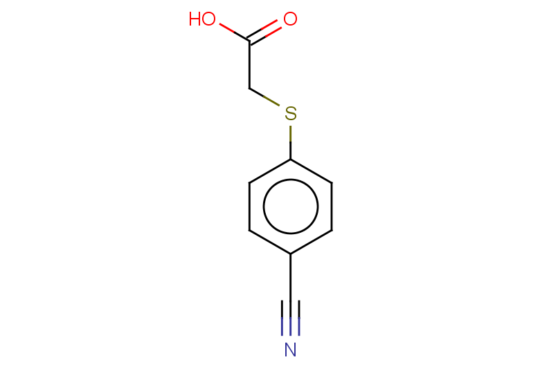 2-[(4-cyanophenyl)sulfanyl]acetic acid