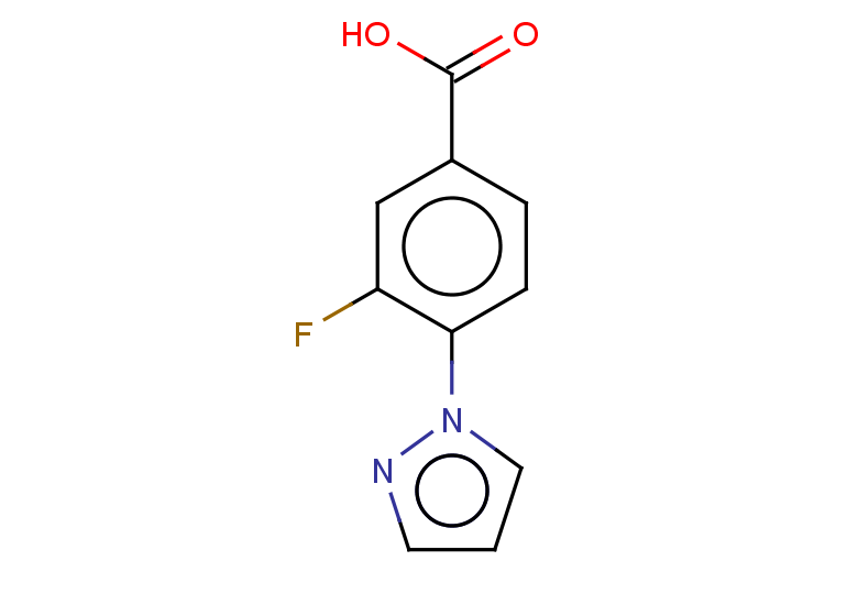 3-fluoro-4-(1H-pyrazol-1-yl)benzoic acid