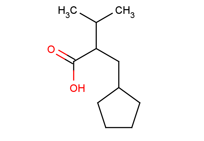 2-(cyclopentylmethyl)-3-methylbutanoic acid