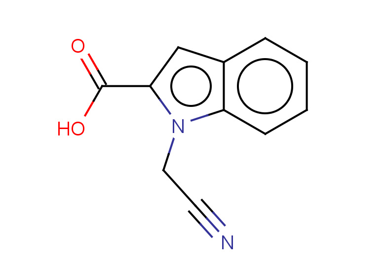 1-(cyanomethyl)-1H-indole-2-carboxylic acid