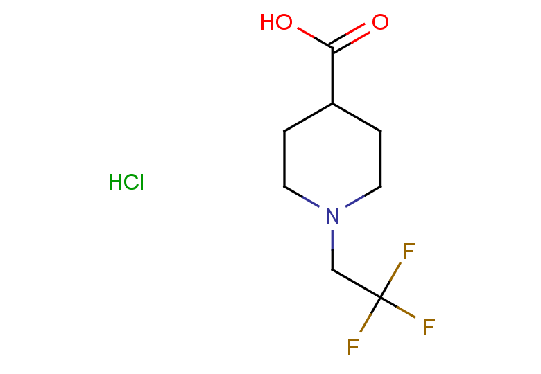 1-(2,2,2-trifluoroethyl)piperidine-4-carboxylic acid hydrochloride