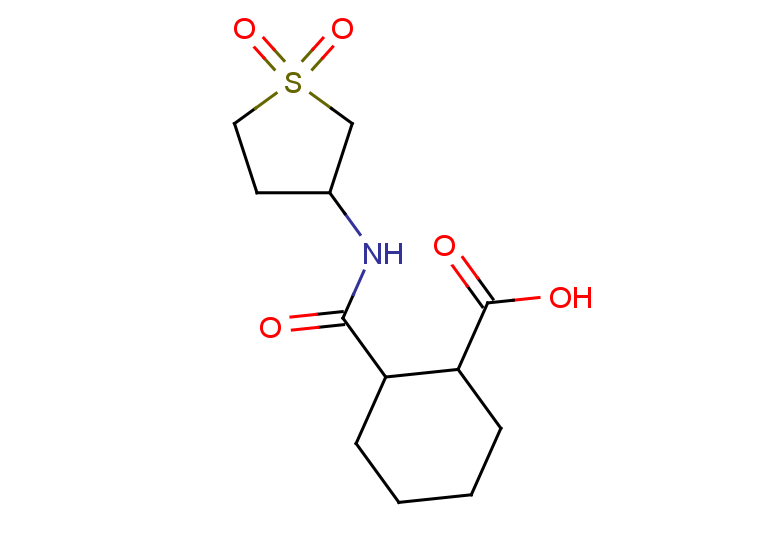 2-[(1,1-dioxo-1lambda6-thiolan-3-yl)carbamoyl]cyclohexane-1-carboxylic acid
