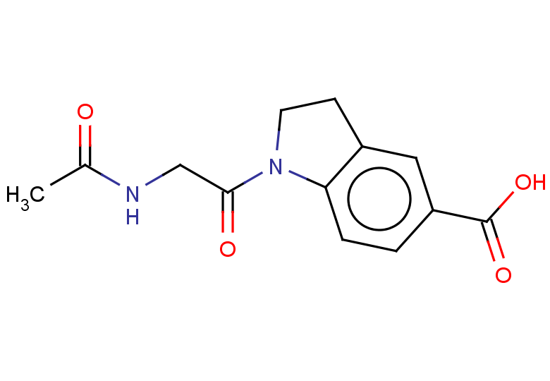 1-(2-acetamidoacetyl)-2,3-dihydro-1H-indole-5-carboxylic acid