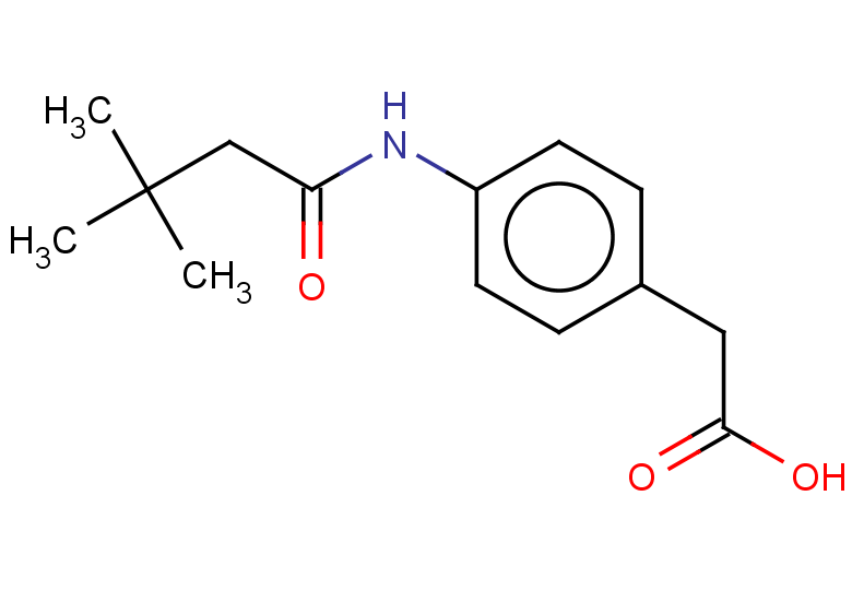 2-[4-(3,3-dimethylbutanamido)phenyl]acetic acid