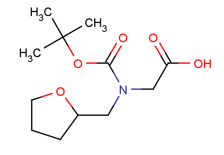 2-{[(tert-butoxy)carbonyl][(oxolan-2-yl)methyl]amino}acetic acid