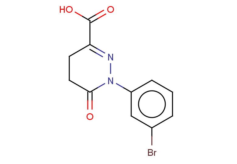 1-(3-bromophenyl)-6-oxo-1,4,5,6-tetrahydropyridazine-3-carboxylic acid