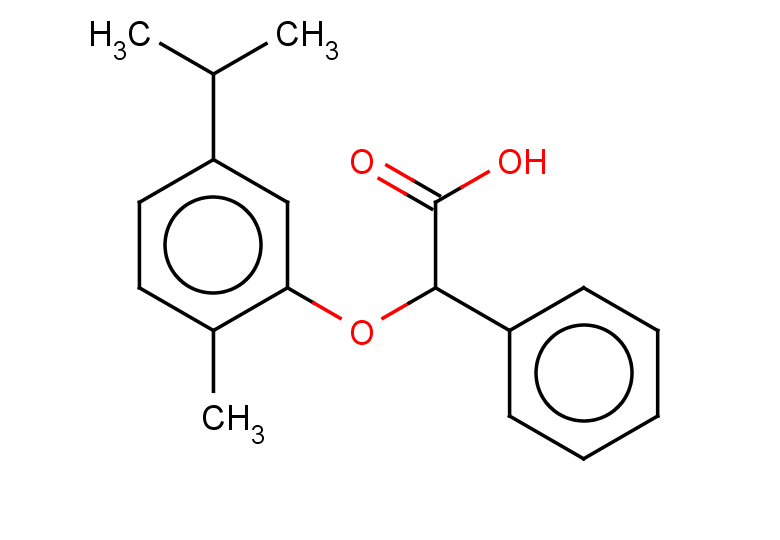 2-[2-methyl-5-(propan-2-yl)phenoxy]-2-phenylacetic acid
