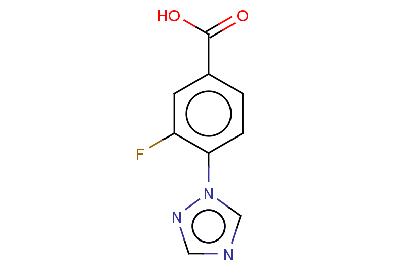 3-fluoro-4-(1H-1,2,4-triazol-1-yl)benzoic acid