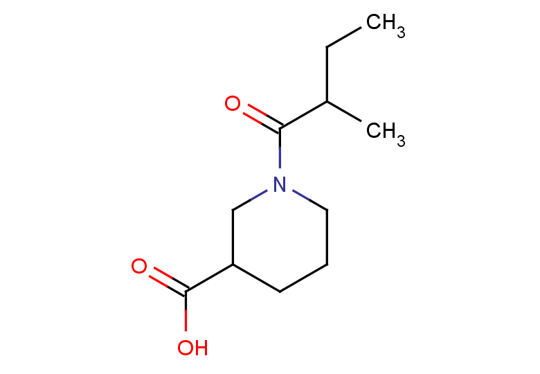 1-(2-methylbutanoyl)piperidine-3-carboxylic acid