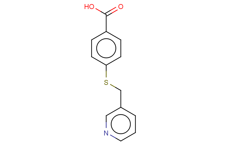 4-[(pyridin-3-ylmethyl)sulfanyl]benzoic acid