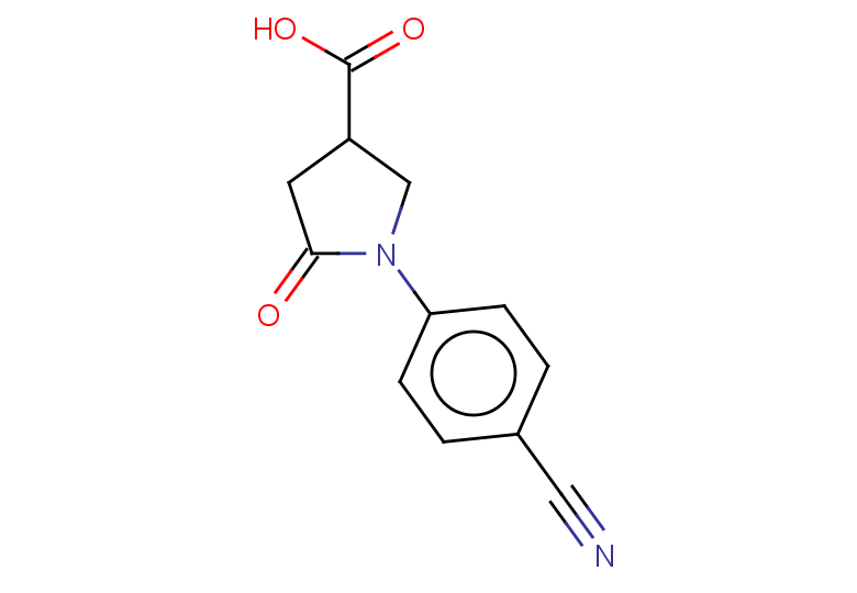1-(4-cyanophenyl)-5-oxopyrrolidine-3-carboxylic acid