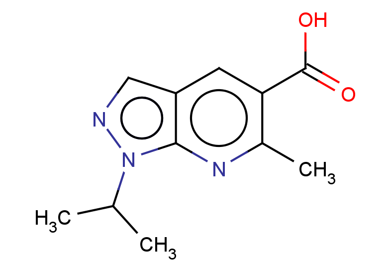 6-methyl-1-(propan-2-yl)-1H-pyrazolo[3,4-b]pyridine-5-carboxylic acid