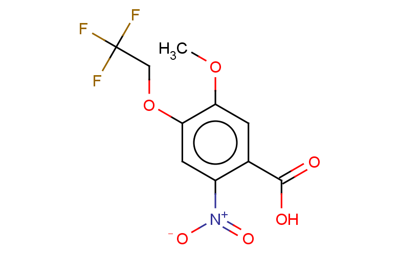5-methoxy-2-nitro-4-(2,2,2-trifluoroethoxy)benzoic acid