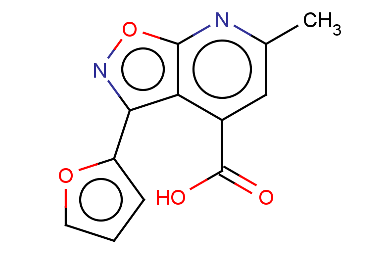 3-(furan-2-yl)-6-methyl-[1,2]oxazolo[5,4-b]pyridine-4-carboxylic acid