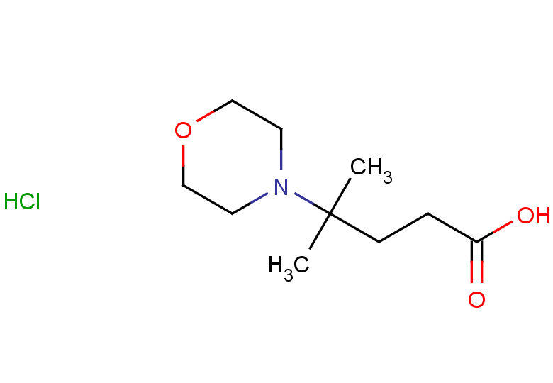4-methyl-4-(morpholin-4-yl)pentanoic acid hydrochloride