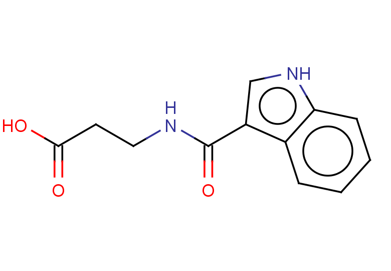 3-(1H-indol-3-ylformamido)propanoic acid