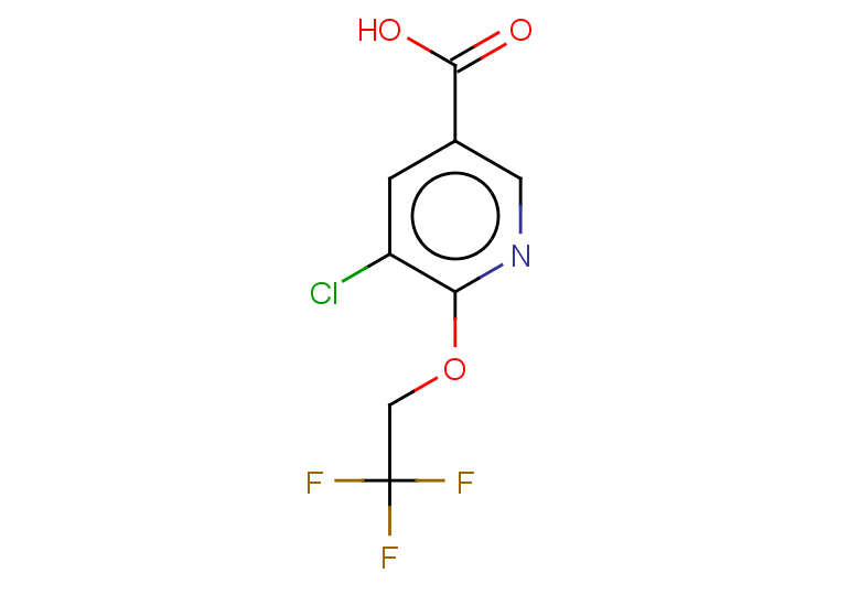 5-chloro-6-(2,2,2-trifluoroethoxy)pyridine-3-carboxylic acid