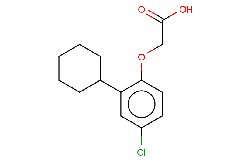2-(4-chloro-2-cyclohexylphenoxy)acetic acid