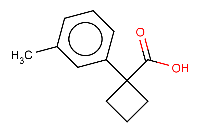 1-(3-methylphenyl)cyclobutane-1-carboxylic acid