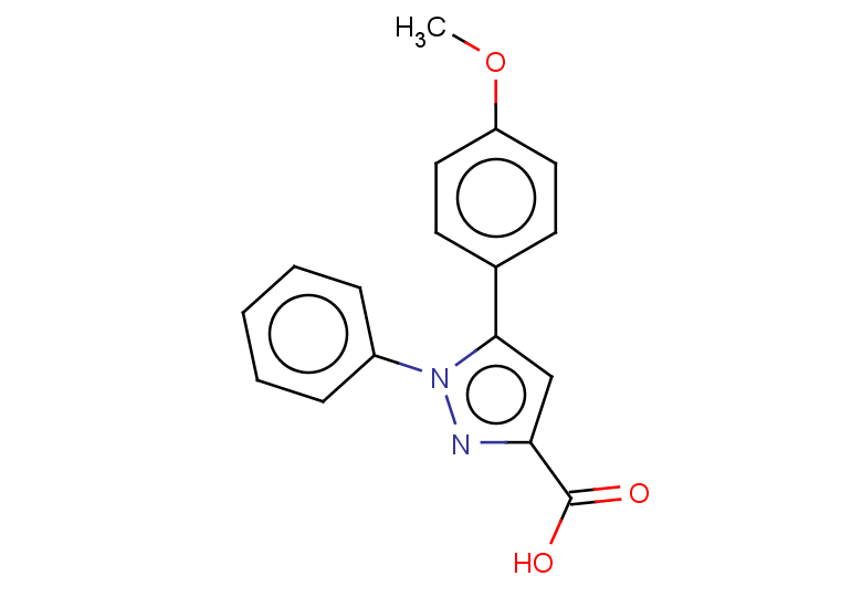 5-(4-methoxyphenyl)-1-phenyl-1H-pyrazole-3-carboxylic acid