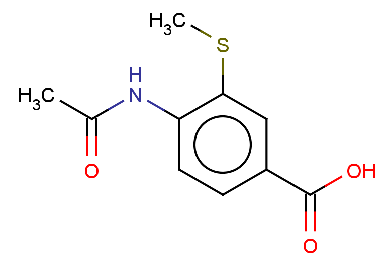 4-acetamido-3-(methylsulfanyl)benzoic acid