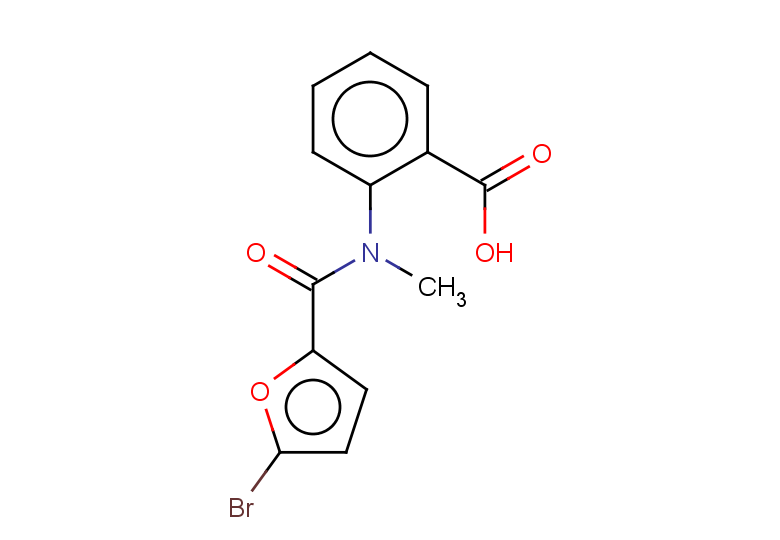 2-(N-methyl5-bromofuran-2-amido)benzoic acid