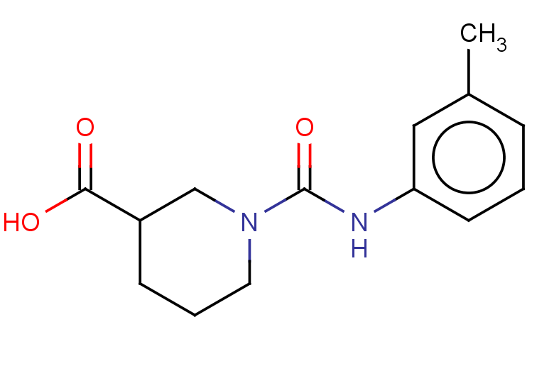 1-[(3-methylphenyl)carbamoyl]piperidine-3-carboxylic acid