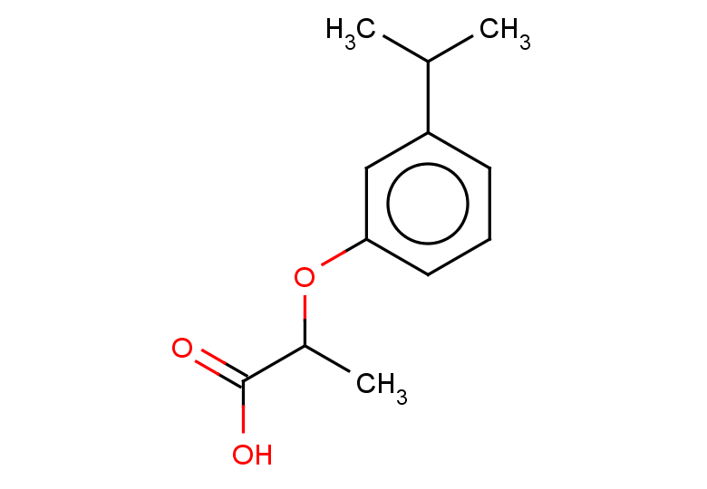 2-[3-(propan-2-yl)phenoxy]propanoic acid