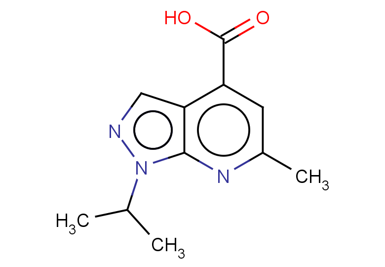 6-methyl-1-(propan-2-yl)-1H-pyrazolo[3,4-b]pyridine-4-carboxylic acid