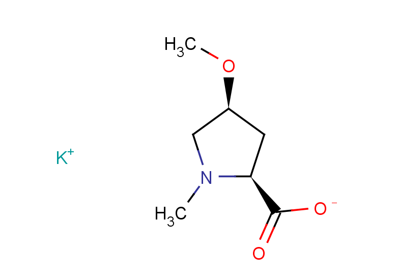 potassium (2S,4S)-4-methoxy-1-methylpyrrolidine-2-carboxylate