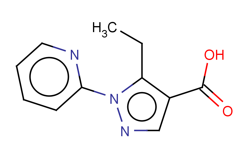 5-ethyl-1-(pyridin-2-yl)-1H-pyrazole-4-carboxylic acid