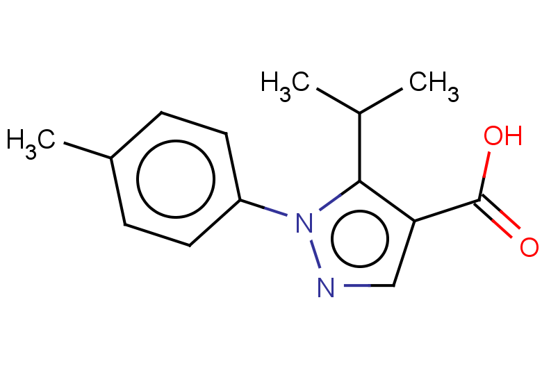 1-(4-methylphenyl)-5-(propan-2-yl)-1H-pyrazole-4-carboxylic acid