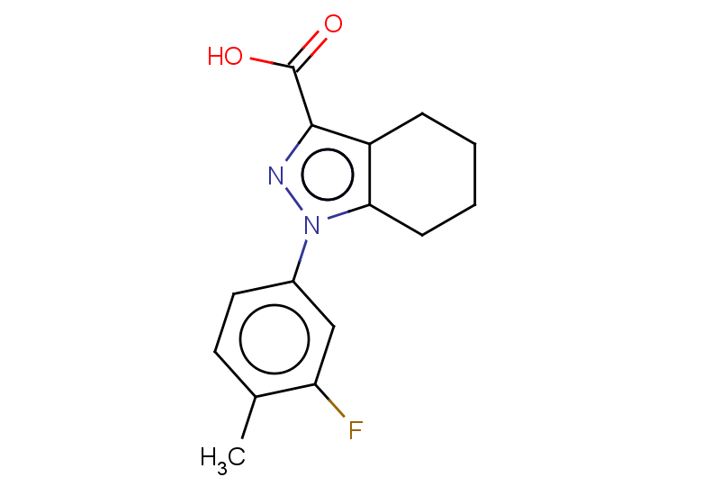 1-(3-fluoro-4-methylphenyl)-4,5,6,7-tetrahydro-1H-indazole-3-carboxylic acid
