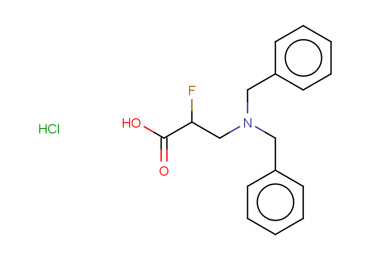 3-(dibenzylamino)-2-fluoropropanoic acid hydrochloride