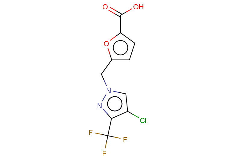 5-{[4-chloro-3-(trifluoromethyl)-1H-pyrazol-1-yl]methyl}furan-2-carboxylic acid