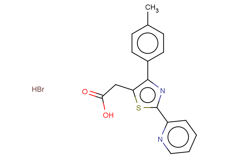 2-[4-(4-methylphenyl)-2-(pyridin-2-yl)-1,3-thiazol-5-yl]acetic acid hydrobromide