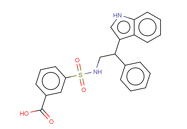 3-{[2-(1H-indol-3-yl)-2-phenylethyl]sulfamoyl}benzoic acid