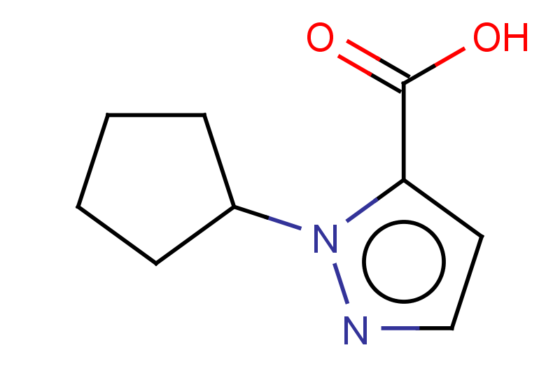 1-cyclopentyl-1H-pyrazole-5-carboxylic acid