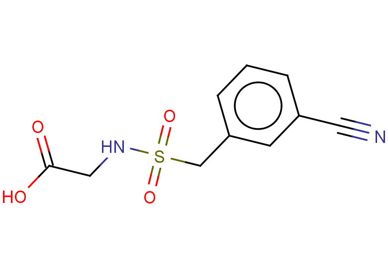 2-[(3-cyanophenyl)methanesulfonamido]acetic acid