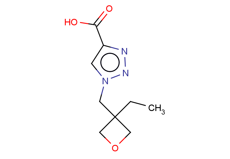 1-[(3-ethyloxetan-3-yl)methyl]-1H-1,2,3-triazole-4-carboxylic acid