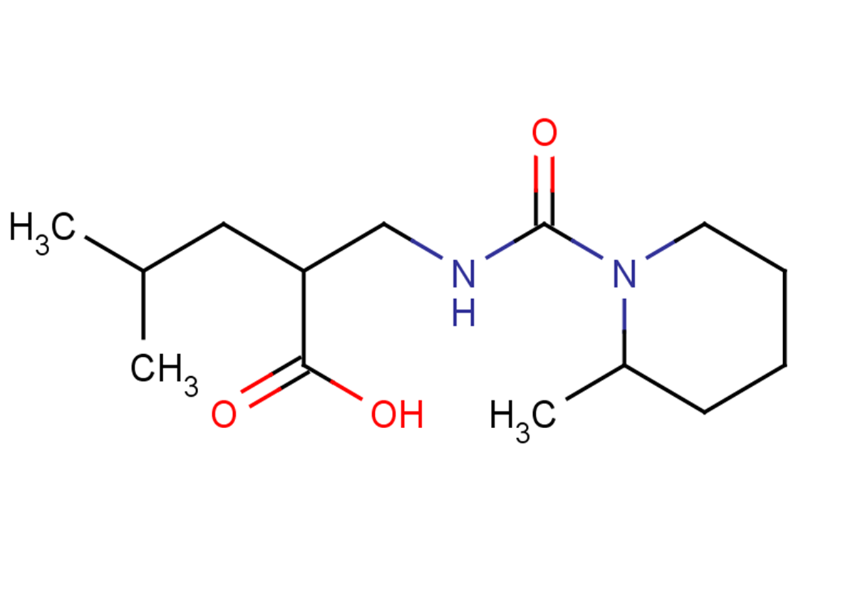 4-methyl-2-{[(2-methylpiperidine-1-carbonyl)amino]methyl}pentanoic acid
